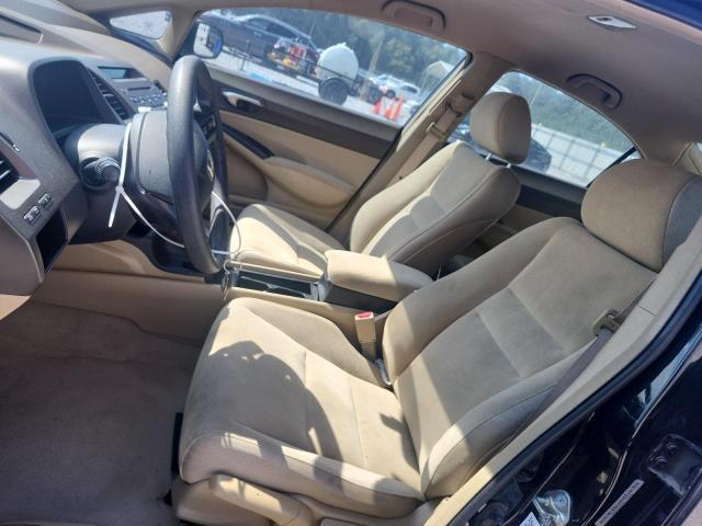 1HGFA16596L115379 - 2006 HONDA CIVIC LX BLACK photo 7