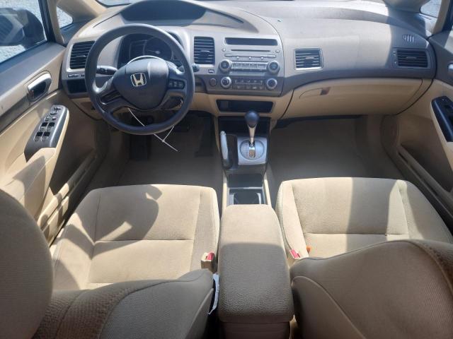 1HGFA16596L115379 - 2006 HONDA CIVIC LX BLACK photo 8