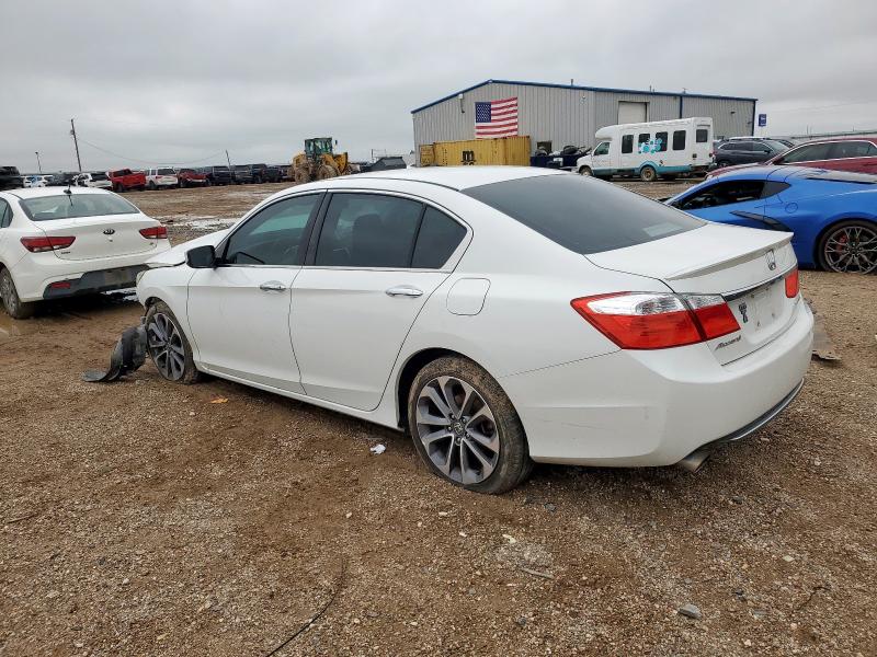 1HGCR2F53EA279660 - 2014 HONDA ACCORD SPORT WHITE photo 2