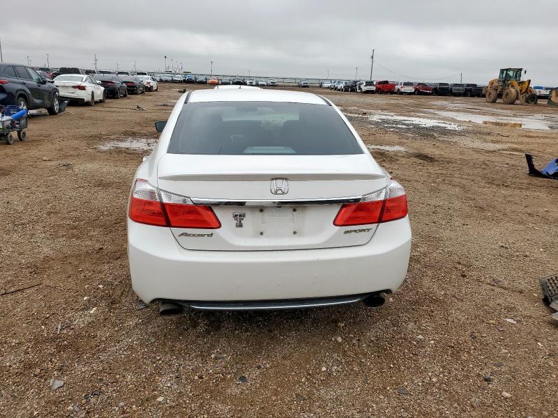 1HGCR2F53EA279660 - 2014 HONDA ACCORD SPORT WHITE photo 6