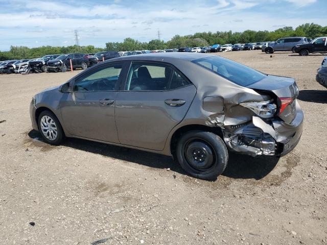 2T1BURHE6KC231916 - 2019 TOYOTA COROLLA L CHARCOAL photo 2