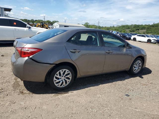 2T1BURHE6KC231916 - 2019 TOYOTA COROLLA L CHARCOAL photo 3