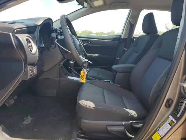 2T1BURHE6KC231916 - 2019 TOYOTA COROLLA L CHARCOAL photo 7