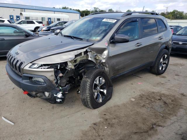 1C4PJMBB8GW331496 - 2016 JEEP CHEROKEE TRAILHAWK GRAY photo 1