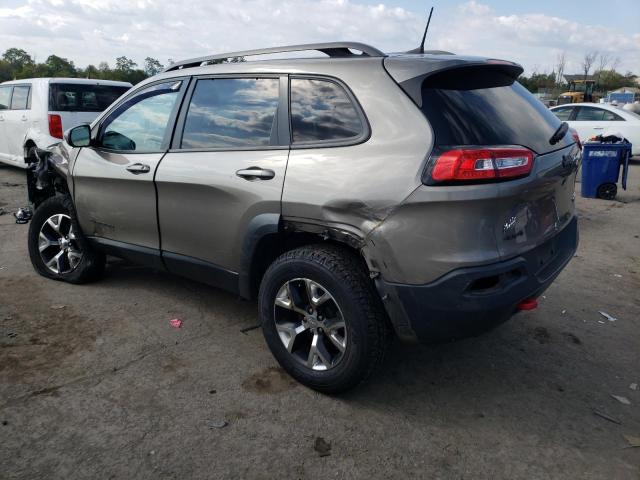 1C4PJMBB8GW331496 - 2016 JEEP CHEROKEE TRAILHAWK ნაცრისფერი ფოტო 2