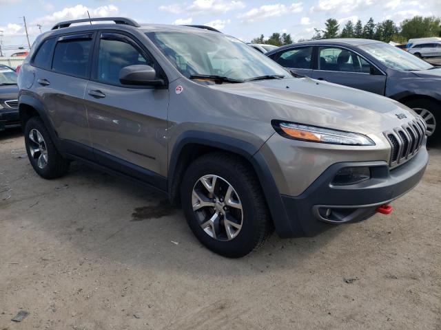 1C4PJMBB8GW331496 - 2016 JEEP CHEROKEE TRAILHAWK GRAY photo 4