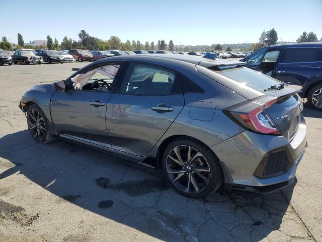 SHHFK7H99KU403431 - 2019 HONDA CIVIC SPORT TOURING GRAY photo 2