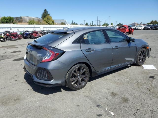SHHFK7H99KU403431 - 2019 HONDA CIVIC SPORT TOURING GRAY photo 3