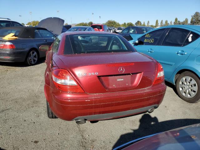 WDBWK56F85F044411 - 2005 MERCEDES-BENZ SLK 350 MAROON photo 6