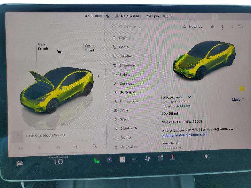 7SAYGDEE1PA159079 - 2023 TESLA MODEL Y Сұр фото 9