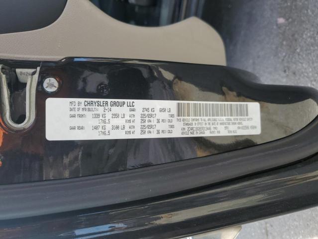 2C4RC1BG9ER313446 - 2014 CHRYSLER TOWN & COU TOURING 黑色 照片 12