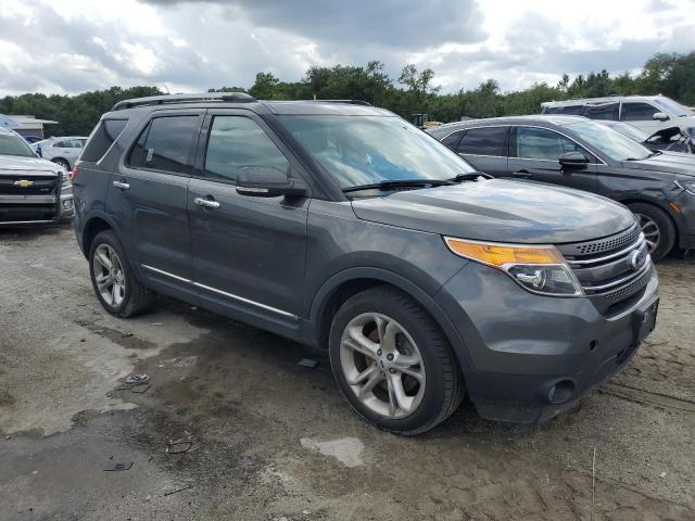 1FM5K8F86FGB82939 - 2015 FORD EXPLORER LIMITED GRAY photo 4