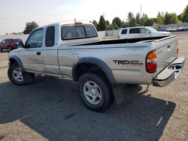 5TESN92N42Z027230 - 2002 TOYOTA TACOMA XTRACAB PRERUNNER ვერცხლისფერი ფოტო 2