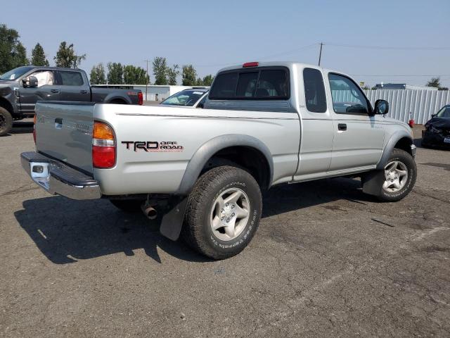 5TESN92N42Z027230 - 2002 TOYOTA TACOMA XTRACAB PRERUNNER ვერცხლისფერი ფოტო 3