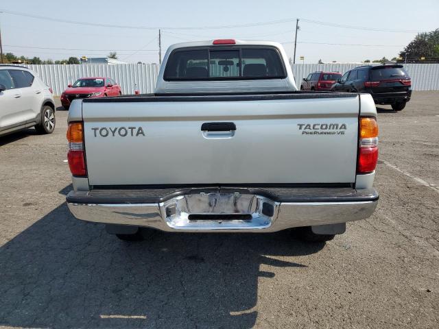 5TESN92N42Z027230 - 2002 TOYOTA TACOMA XTRACAB PRERUNNER ვერცხლისფერი ფოტო 6