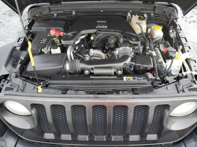 1C4HJXDGXLW271035 - 2020 JEEP WRANGLER U SPORT رمادي صورة 11