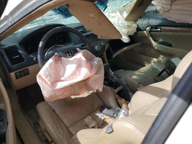 1HGCM82634A006233 - 2004 HONDA ACCORD EX WHITE photo 8