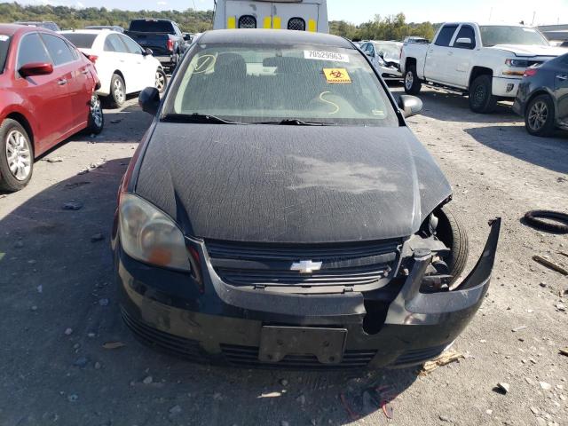 1G1AT58H197265137 - 2009 CHEVROLET COBALT LT BLACK photo 5