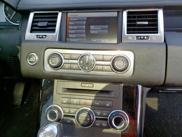 SALSP2E48BA286620 - 2011 LAND ROVER RANGE ROVE AUTOBIOGRAPHY BLACK photo 9