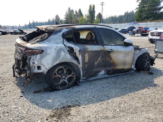 ZASPAKBN3K7C69546 - 2019 ALFA ROMEO STELVIO TI SILVER photo 3