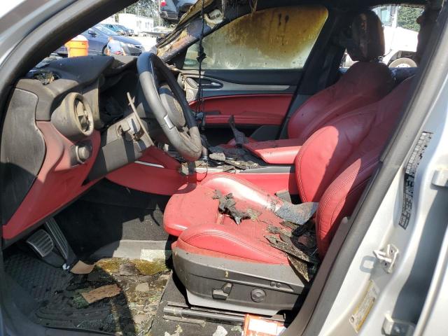 ZASPAKBN3K7C69546 - 2019 ALFA ROMEO STELVIO TI SILVER photo 7