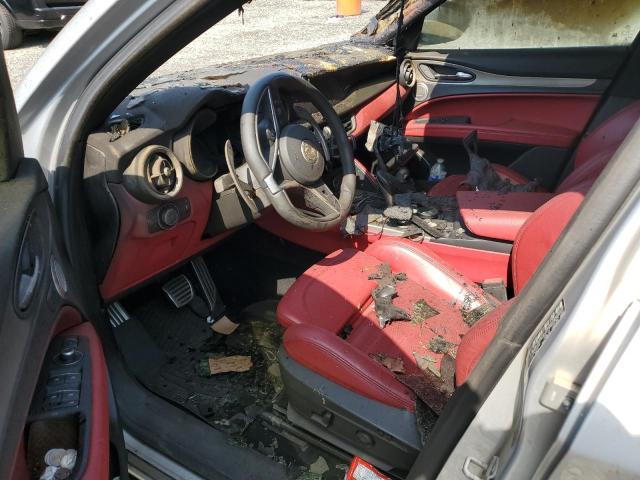 ZASPAKBN3K7C69546 - 2019 ALFA ROMEO STELVIO TI SILVER photo 8