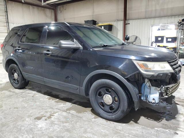 1FM5K8AR0GGD32660 - 2016 FORD EXPLORER POLICE INTERCEPTOR Siyah fotoğraf 4