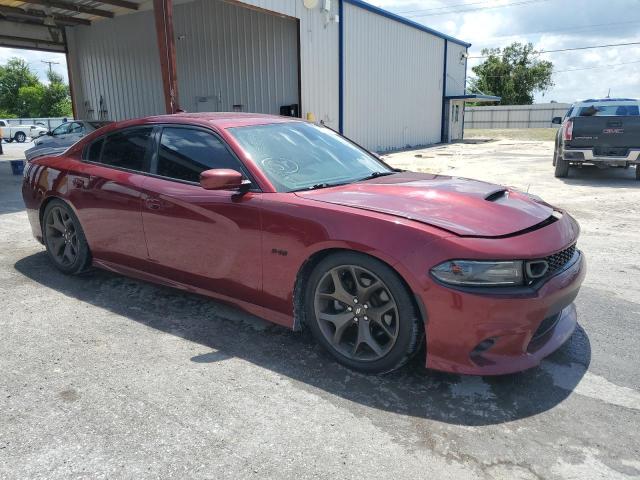 2C3CDXCT7KH749204 - 2019 DODGE CHARGER R/T RED photo 4