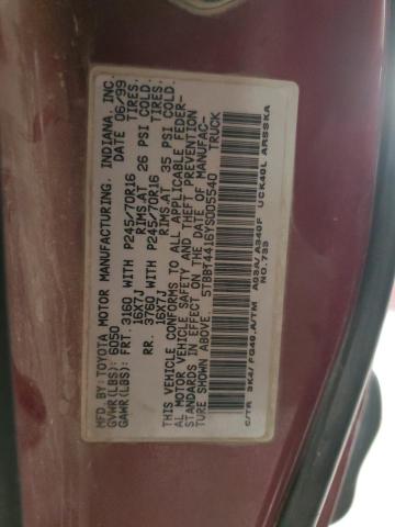 5TBBT4416YS005540 - 2000 TOYOTA TUNDRA ACCESS CAB RED photo 13