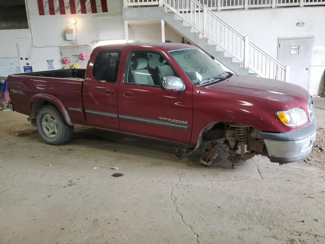 5TBBT4416YS005540 - 2000 TOYOTA TUNDRA ACCESS CAB წითელი ფოტო 4