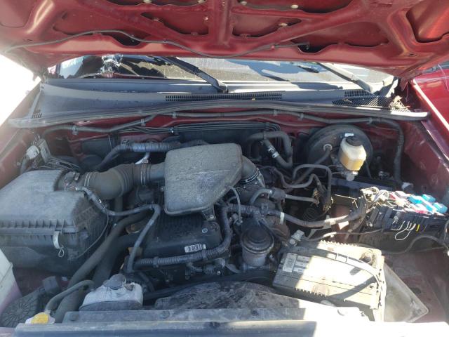 5TETX22N27Z334621 - 2007 TOYOTA TACOMA ACCESS CAB წითელი ფოტო 11