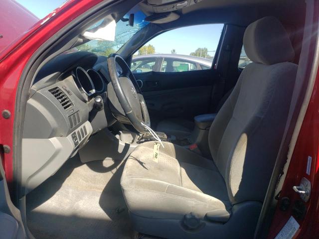 5TETX22N27Z334621 - 2007 TOYOTA TACOMA ACCESS CAB წითელი ფოტო 7