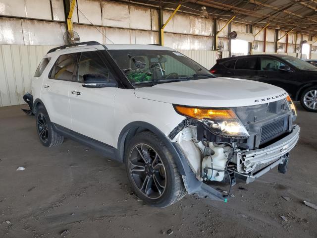 1FM5K8GT3DGB58212 - 2013 FORD EXPLORER SPORT WHITE photo 4