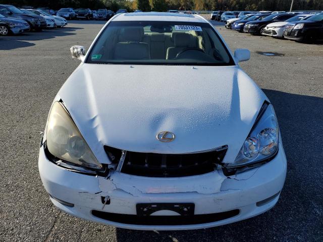 JTHBA30GX45008411 - 2004 LEXUS ES 330 WHITE photo 5