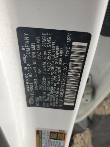 KM8JFCA15NU041523 - 2022 HYUNDAI TUCSON SEL CONVENIENCE Ақ фото 13