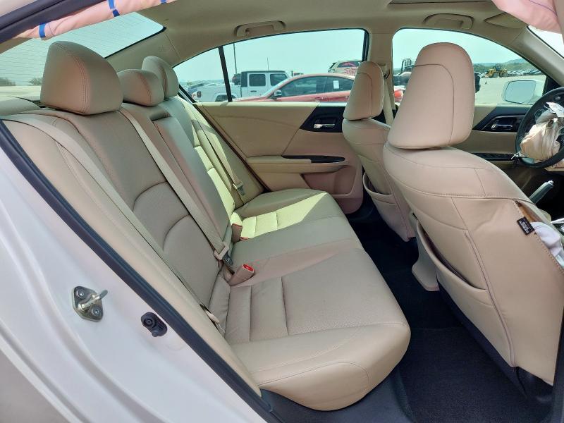 1HGCR2F85GA054203 - 2016 HONDA ACCORD EXL WHITE photo 10