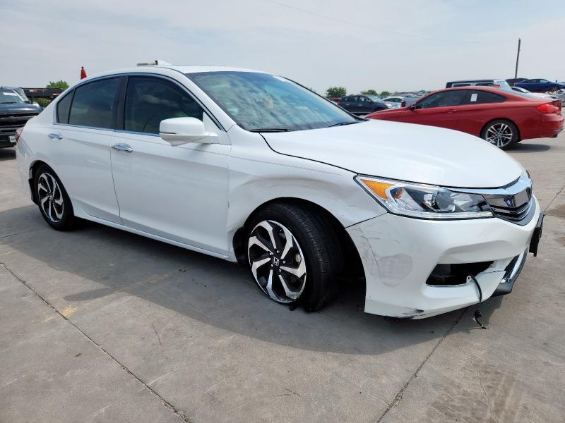 1HGCR2F85GA054203 - 2016 HONDA ACCORD EXL WHITE photo 4