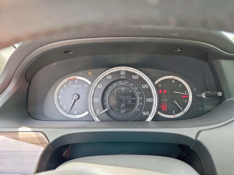 1HGCR2F85GA054203 - 2016 HONDA ACCORD EXL WHITE photo 9