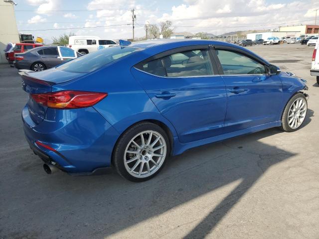 KMHD04LB3JU648332 - 2018 HYUNDAI ELANTRA SPORT BLUE photo 3