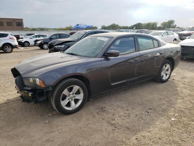 2C3CDXBG6EH254663 - 2014 DODGE CHARGER SE GRAY photo 1