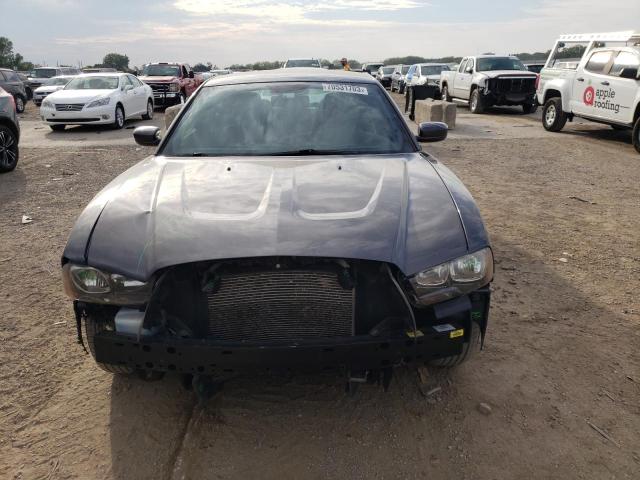 2C3CDXBG6EH254663 - 2014 DODGE CHARGER SE GRAY photo 5