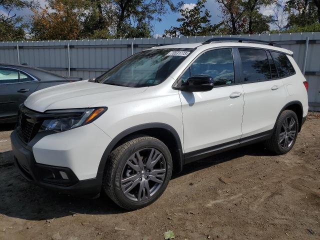 5FNYF8H5XMB011059 - 2021 HONDA PASSPORT EXL WHITE photo 1