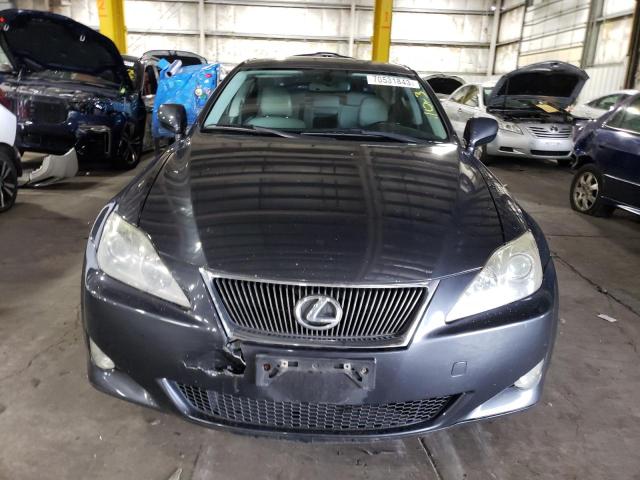 JTHBK262382074079 - 2008 LEXUS IS 250 BLACK photo 5