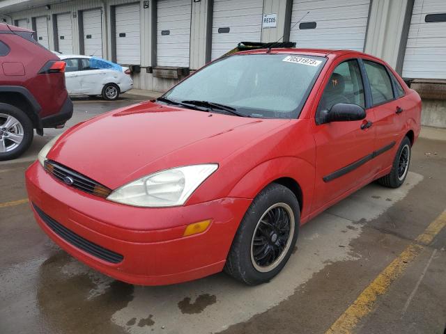 1FAFP33P22W238244 - 2002 FORD FOCUS LX RED photo 1