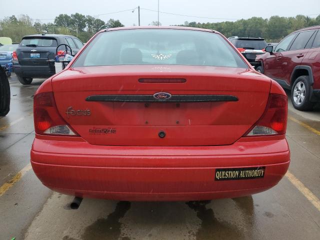 1FAFP33P22W238244 - 2002 FORD FOCUS LX RED photo 6