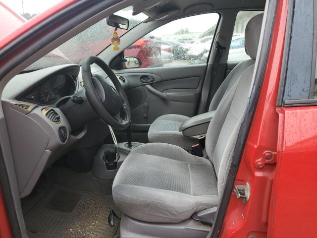 1FAFP33P22W238244 - 2002 FORD FOCUS LX RED photo 7