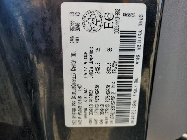 1D7HU18207S209312 - 2007 DODGE RAM 1500 ST 黑色 照片 12