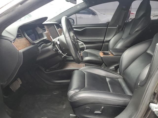 5YJSA1E21JF265325 - 2018 TESLA MODEL S Czarny zdjęcie 7
