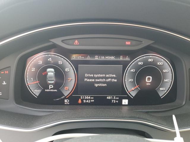 WAUL2AF23KN052330 - 2019 AUDI A6 PREMIUM PLUS Արծաթագույն լուսանկար 9