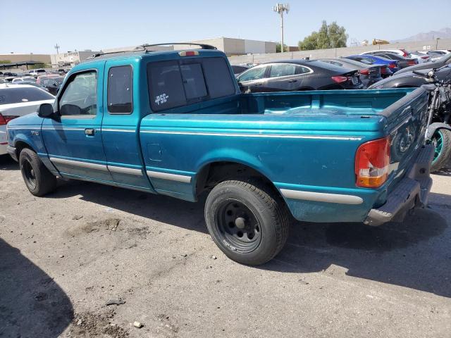 1FTCR14X1RPB65477 - 1994 FORD RANGER SUPER CAB BLUE photo 2